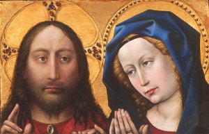 Le Christ et la Vierge - Robert Campin